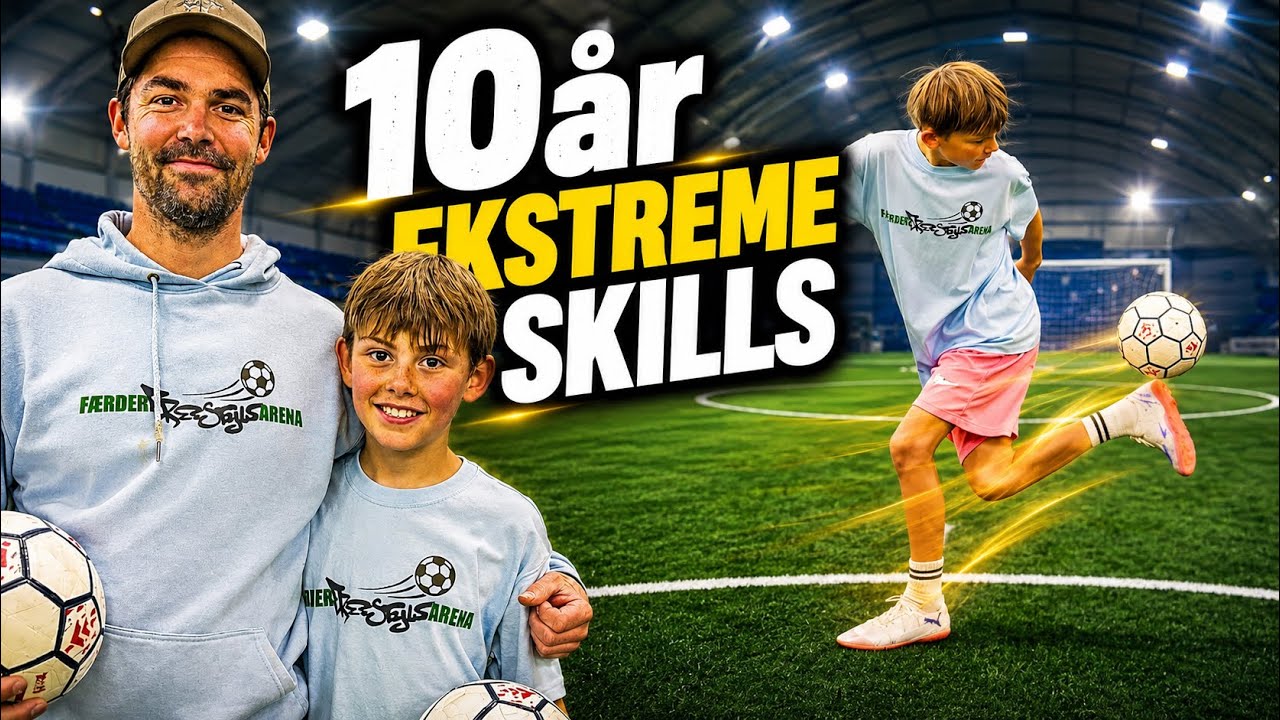 Bygde Fotball Arena til sønnen 🤩