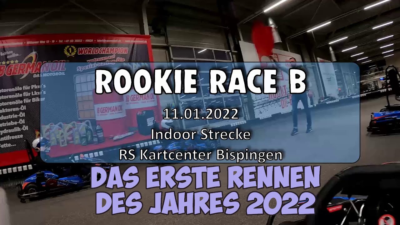 Das erste Rennen des Jahres 2022 // Rookie Race B vom 11.01.2022 // Bispingen Indoor