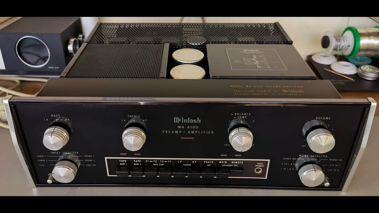 McIntosh MA 6100  Serviso reportažas