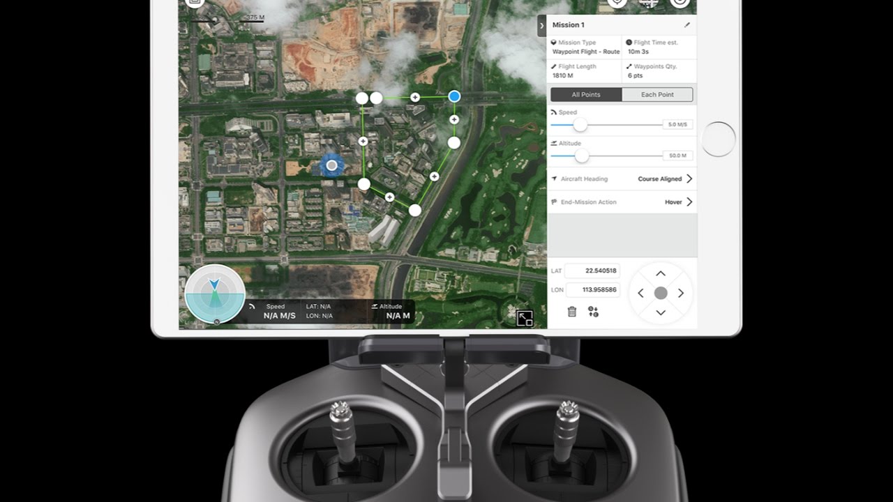 Обзор DJI GS Pro (русском языке)