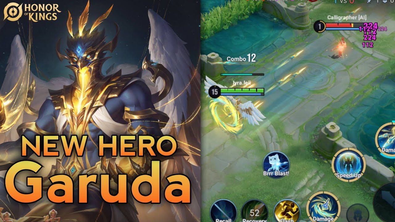 Honor of Kings: Garuda Skill Guide & Full Spotlight