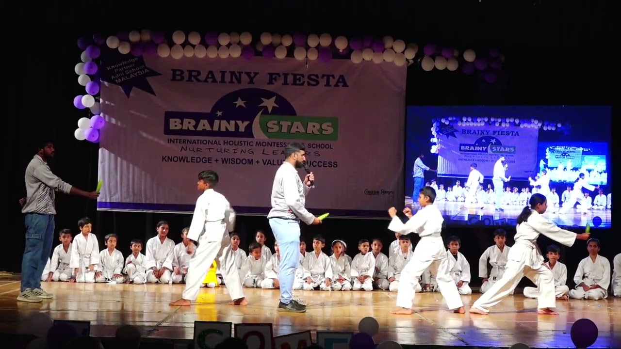 KARATE DEMONSTRATION 2024-25 | BEST KARATE PROGRAM | BRAINY FIESTA
