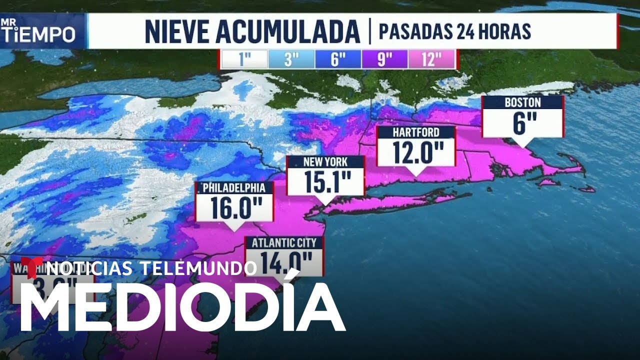Se paraliza el Noreste del país: en 12 horas no despega un avión desde allí | Noticias Telemundo