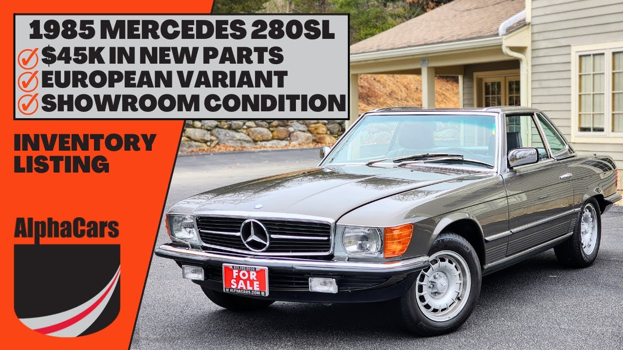 European Excellence: 1985 Mercedes 280SL R107 | Impeccably Restored