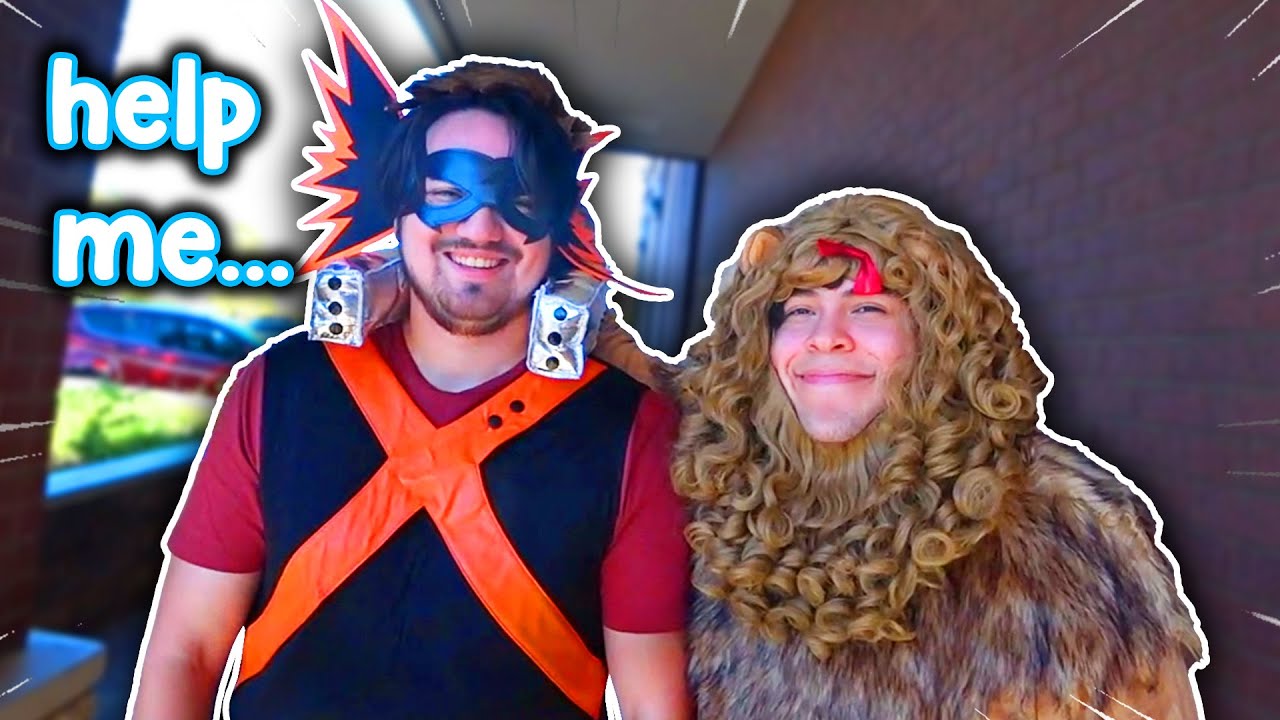 Choosing Each Others' Costumes At Spirit Halloween...