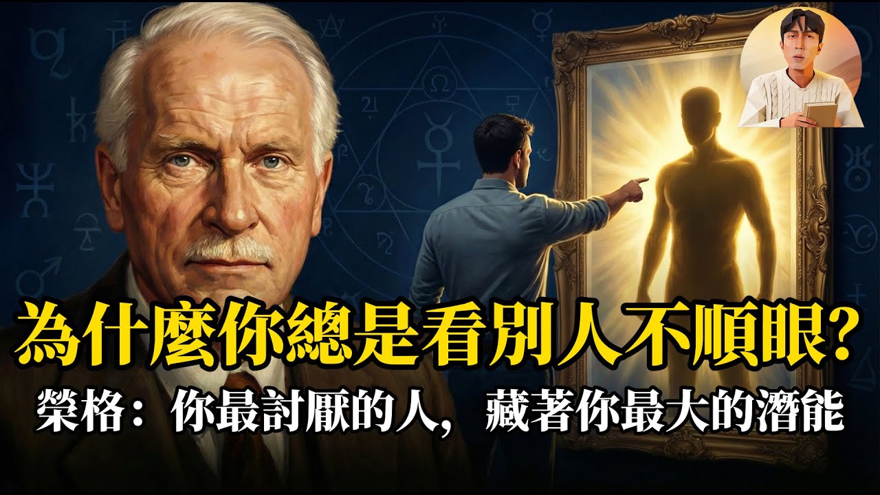 榮格：那個讓你恨得牙癢癢的人，不是敵人，而是你流浪的靈魂碎片。【煜安談】