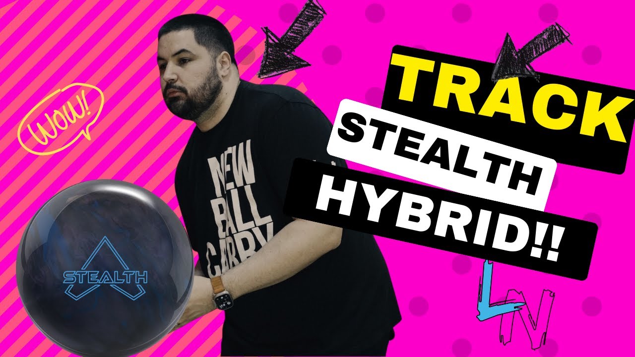Track Stealth Hybrid Bowling Ball Review! First Track Ball EVER!