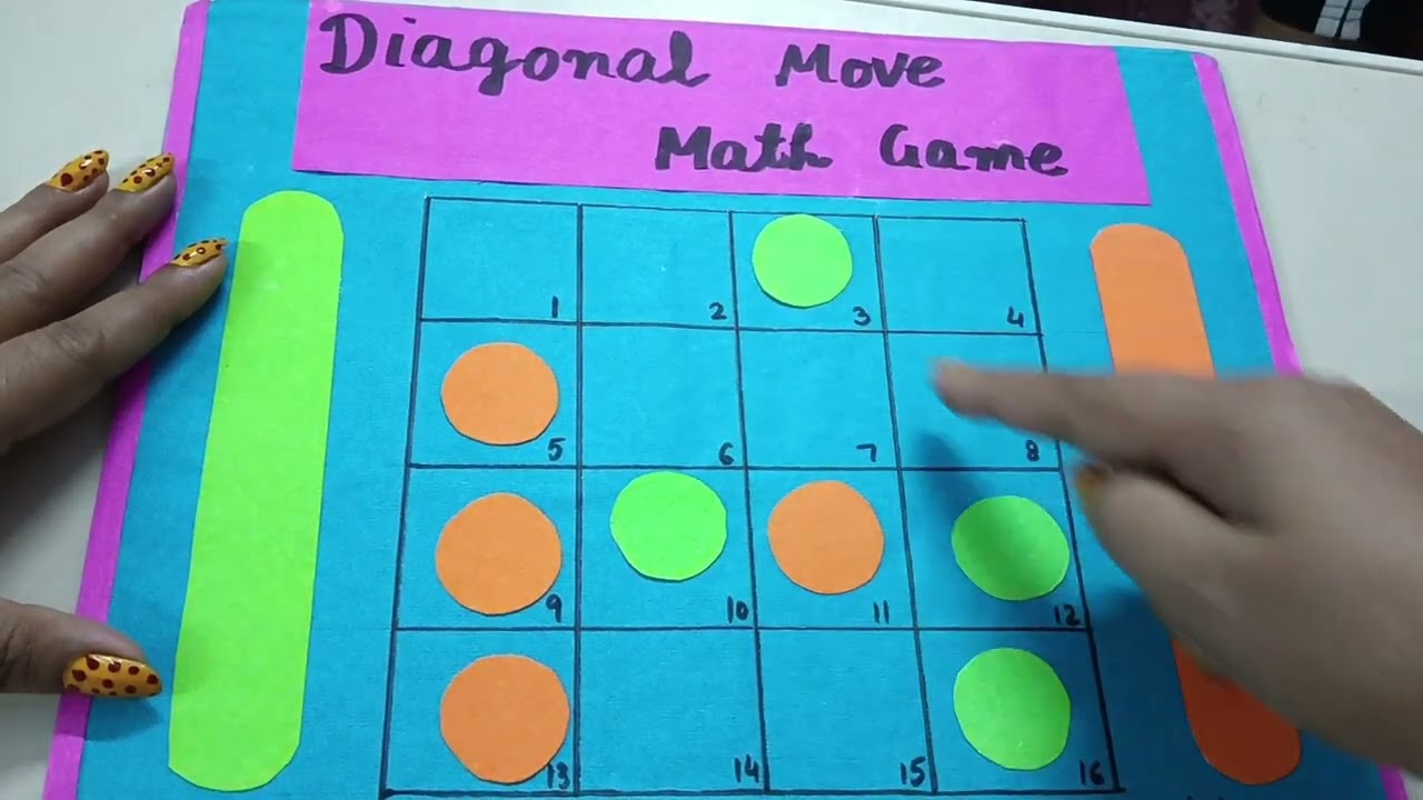 Math game of Diagonal Move