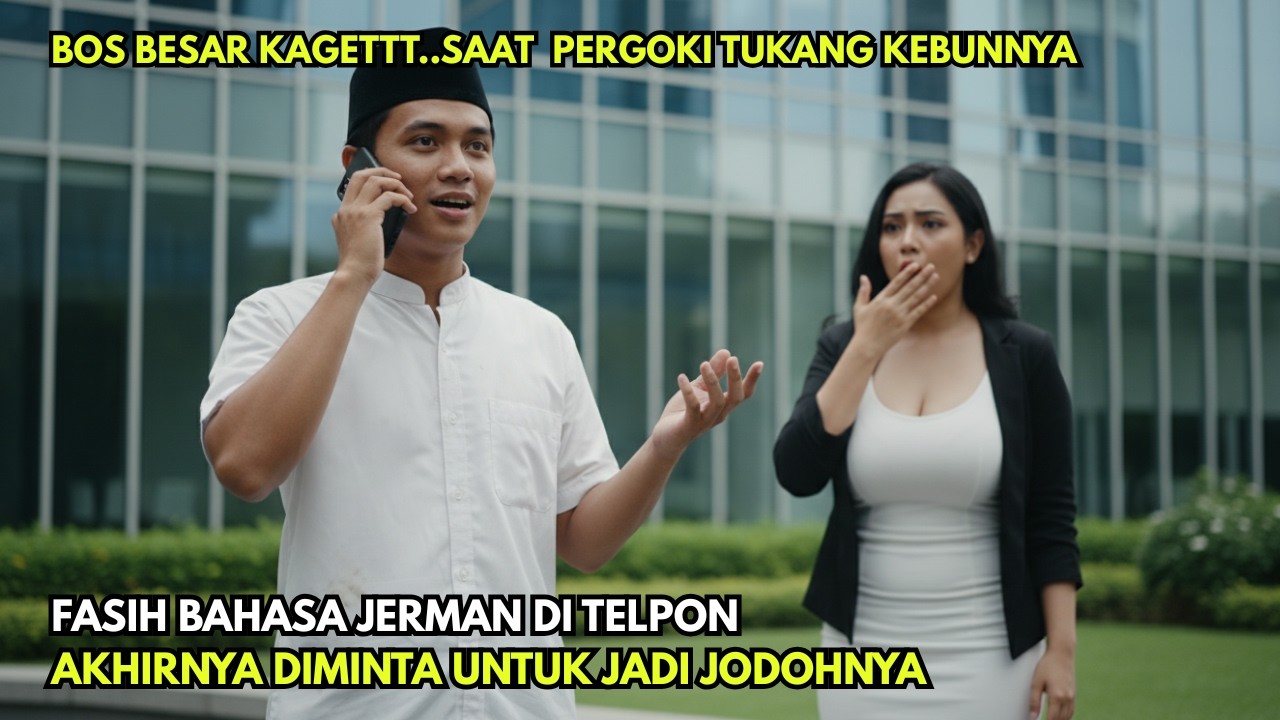 BOS BESAR KAGET.. PERGOKI TUKANG KEBUNNYA FASIH BAHASA JERMAN, AKHIRNYA DIMINTA UNTUK JADI JODOHNYA