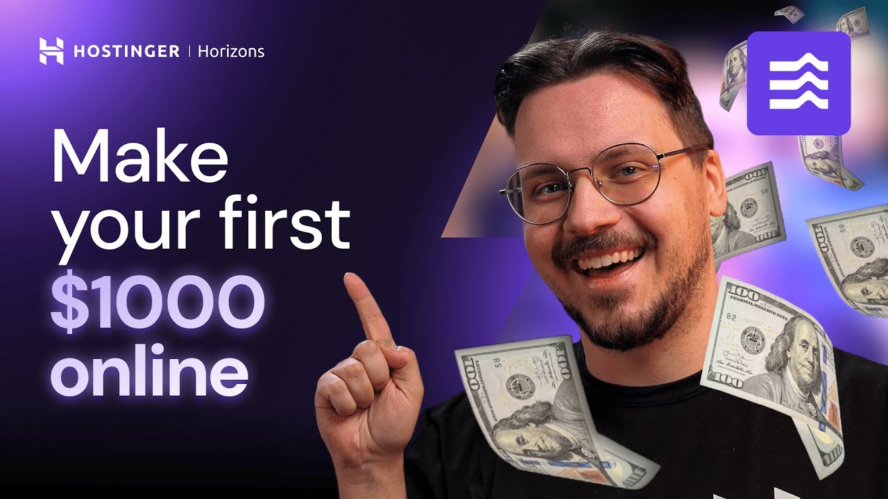 🔴 Заработайте свои первые 1000 долларов онлайн: создавайте, запускайте и зарабатывайте с Hostinge...