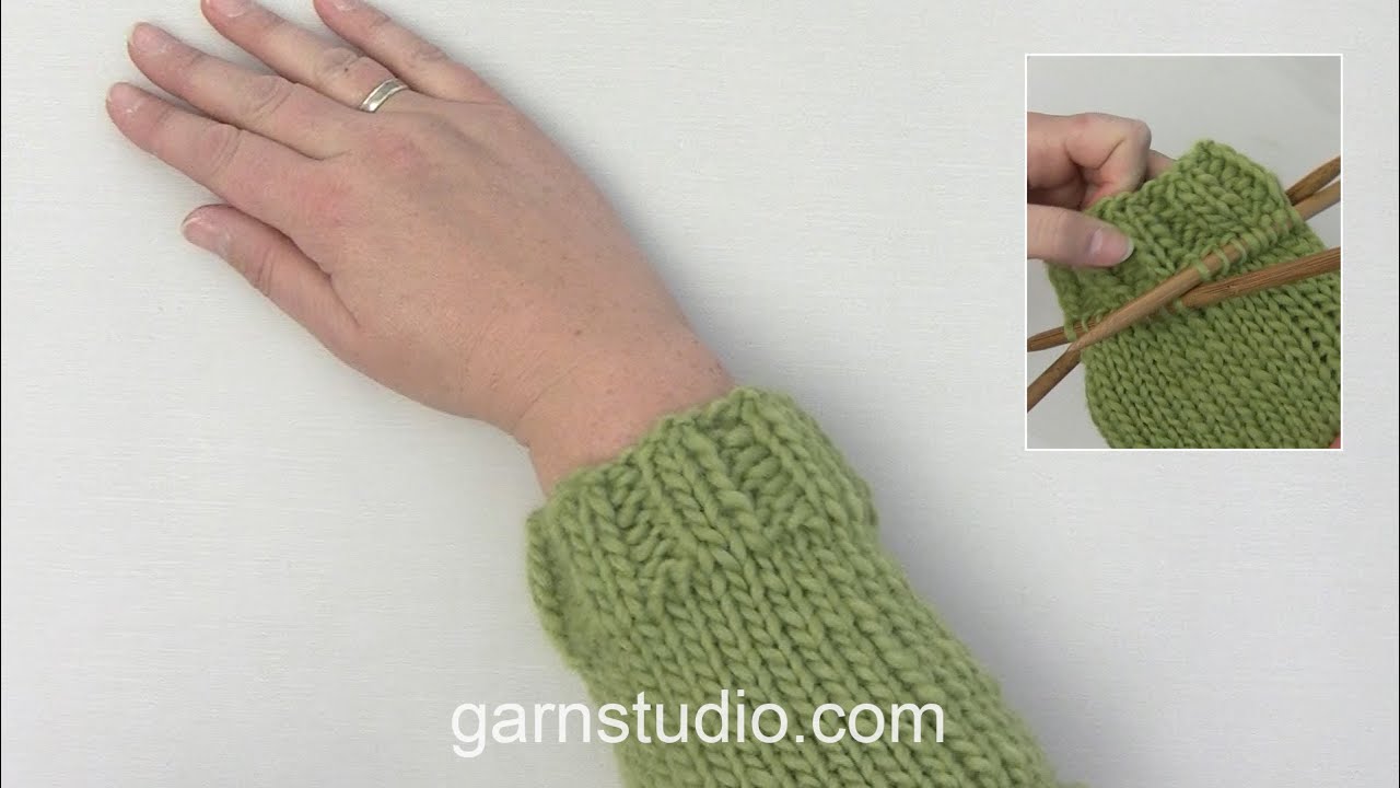 How to extend a knitted sleeve or body