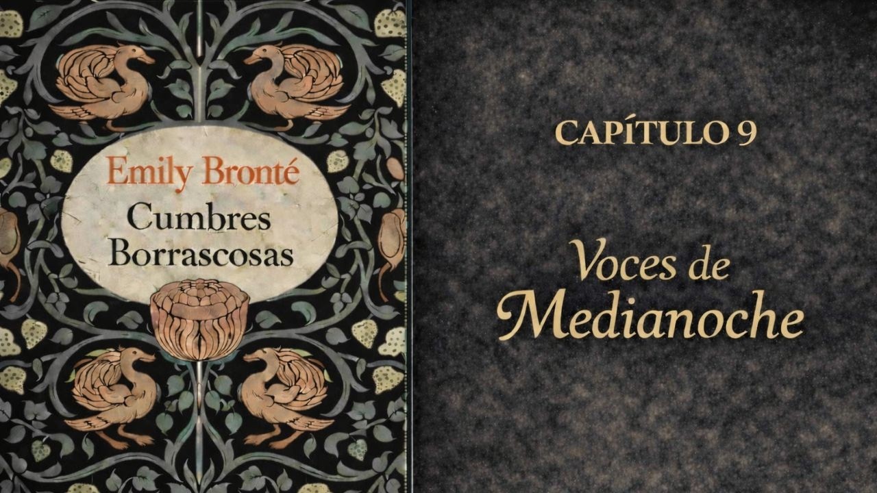 Cumbres Borrascosas Capítulo 9 | Audiolibro completo | Emily Brontë | Voz humana