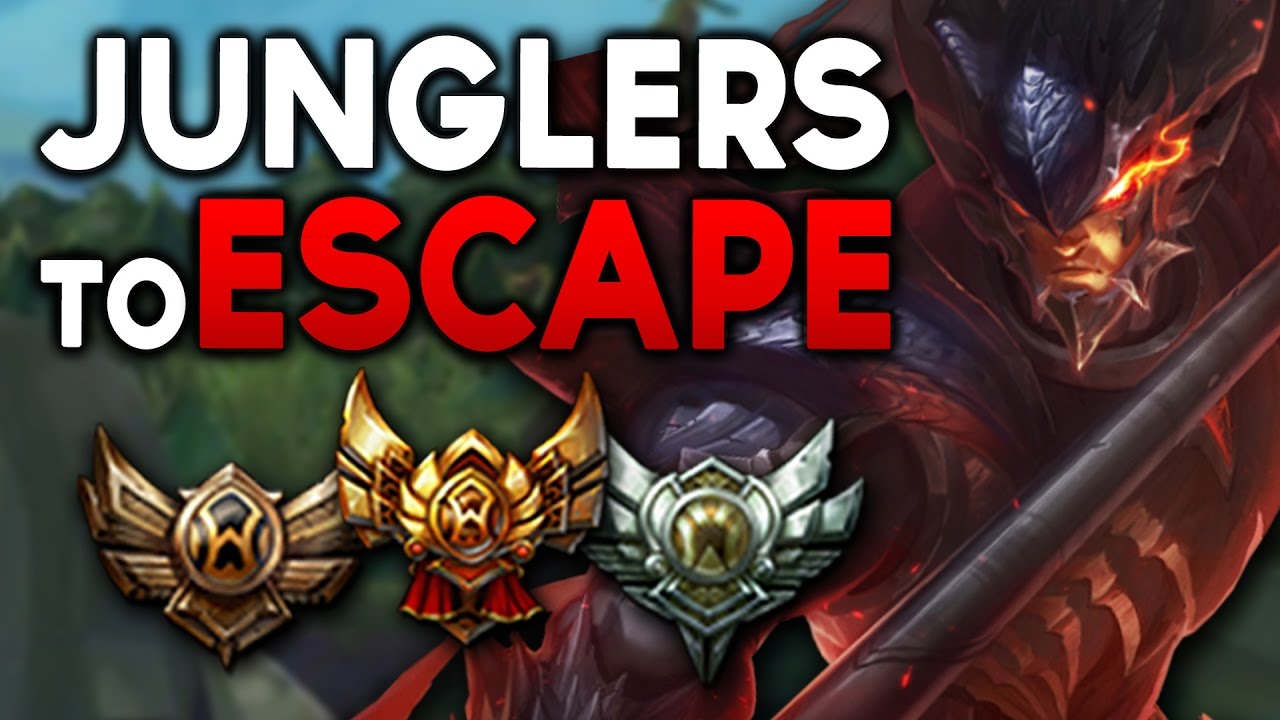 Best JUNGLERS to ESCAPE BRONZE/SILVER/GOLD (League of Legends)