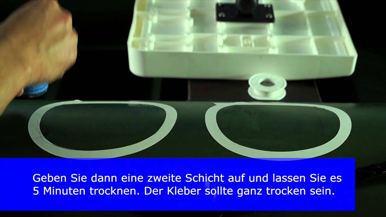 Kleben Schlauchboot