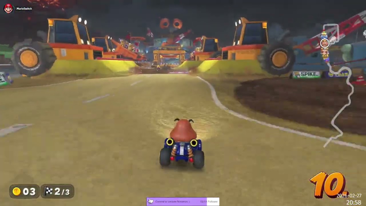 [2026-02-27] Mario Kart World #8 (150cc 4/4)