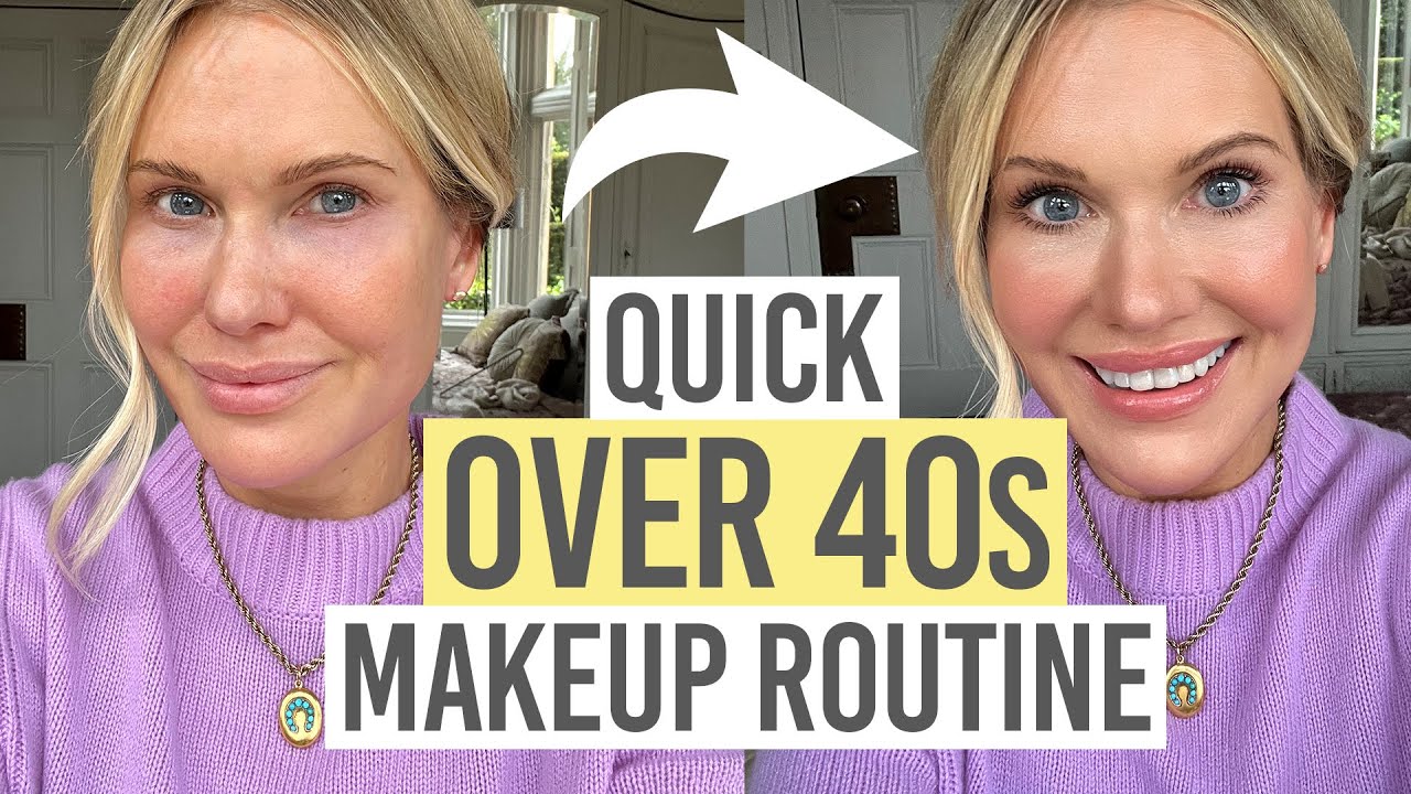 ⏰ FAST MORNING MAKEUP FOR OVER 40s | QUICK & EASY EVERY DAY MAKEUP LOOK FOR MATURE SKIN ☀️