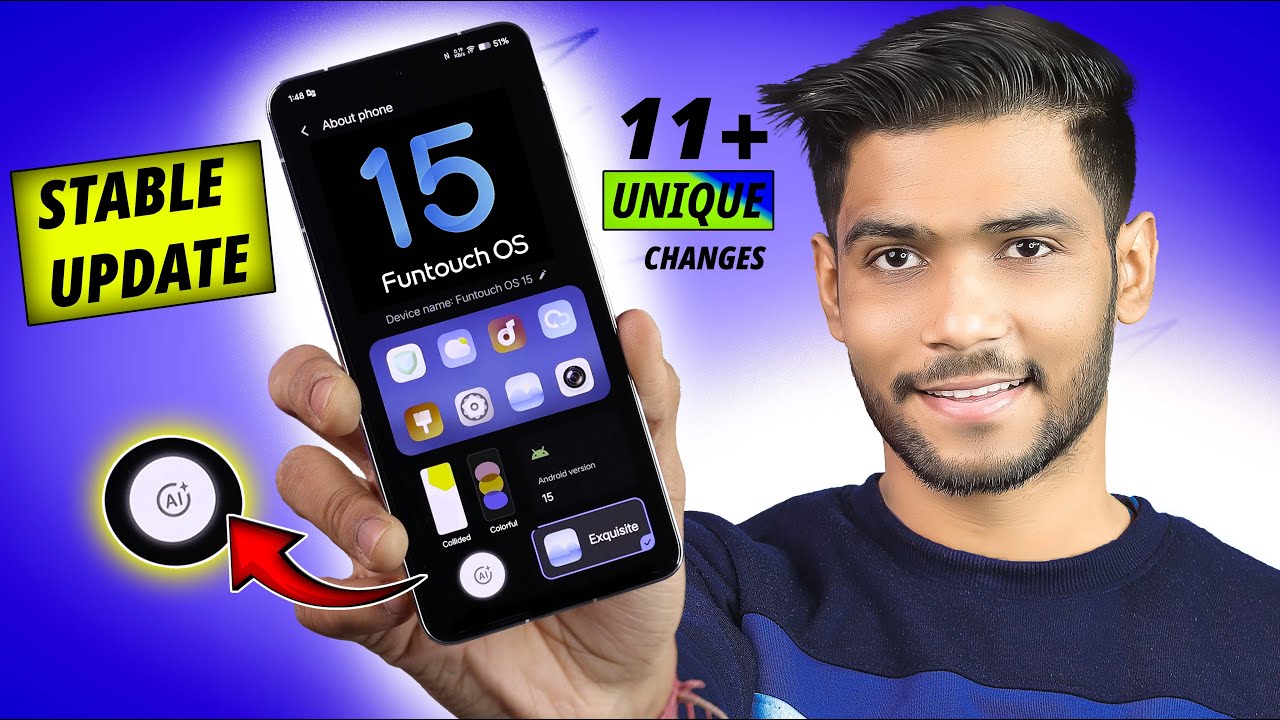 Новое стабильное обновление Funtouch OS 15. Более 11 изменений и функций