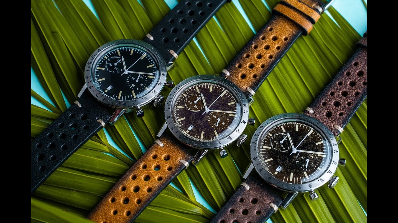Vintage elements: Tropical Dials by UNDONE Watches