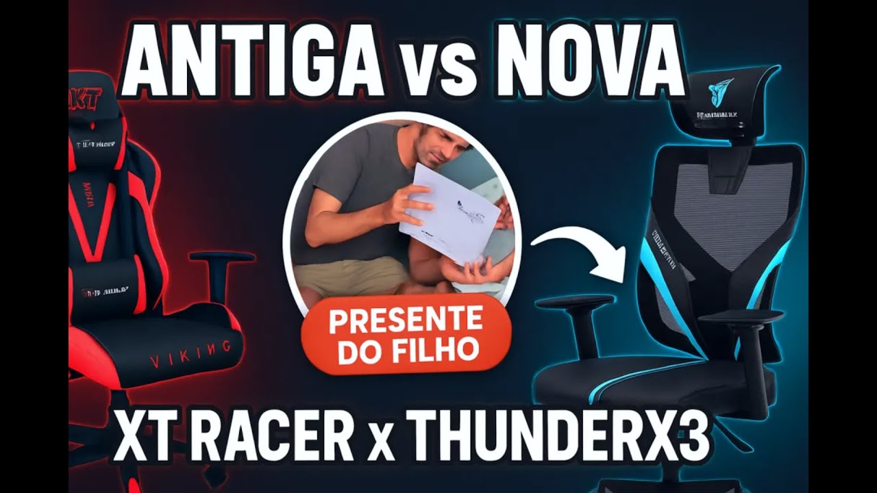 Troquei Minha Cadeira Gamer por Uma ThunderX3 Yama 1 (Vale a Pena?)