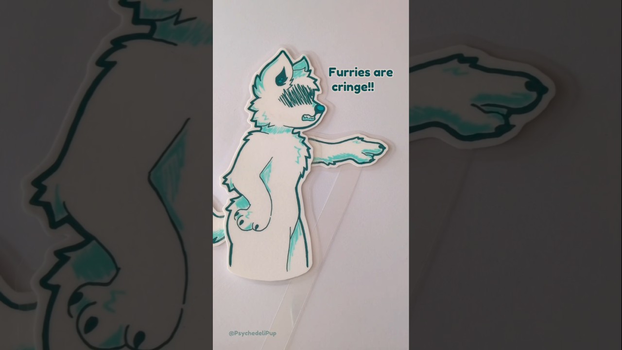 furries are cringe 🌈🐕 #furry #arttrend