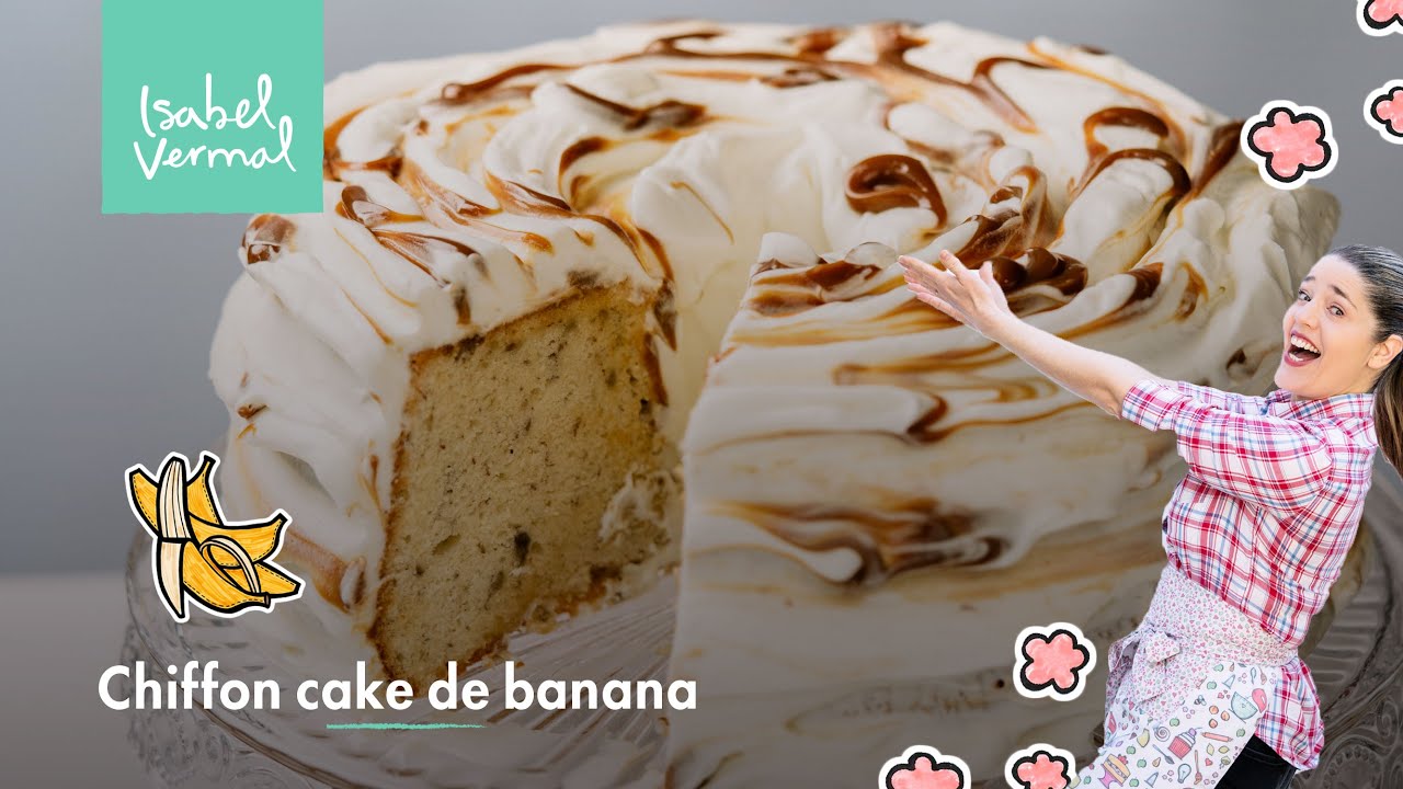 Chiffon Cake de banana