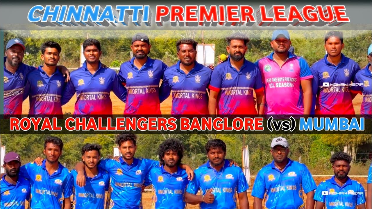 Chinnatti Premier league 2026 Royal Challengers banglore vs Mumbai Indians | Mohan Media |Super Over