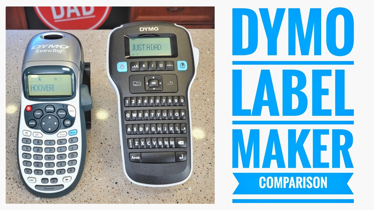 DYMO Label Maker Comparison  160 vs 100H