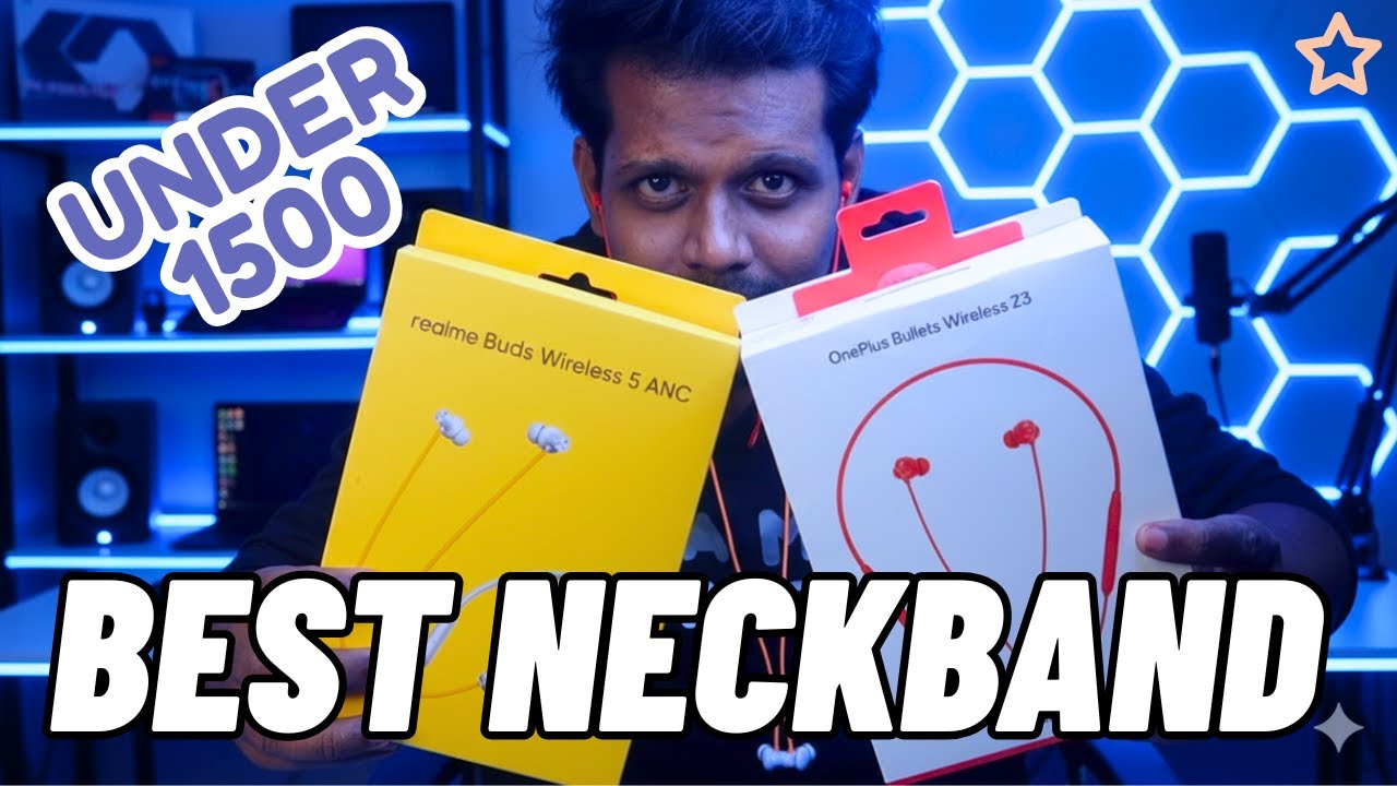 Realme Wireless 5 ANC против наушников OnePlus Bullets Z3 с шейным ободом