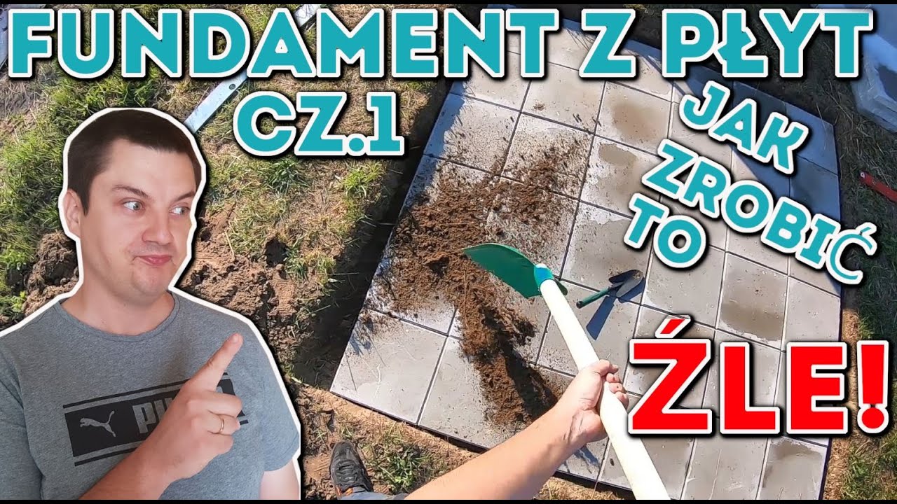Na Działce! Vlog odc.26 Fundament z płyt chodnikowych Cz.1. Jak zrobić to ŹLE :) #MajsterAmator
