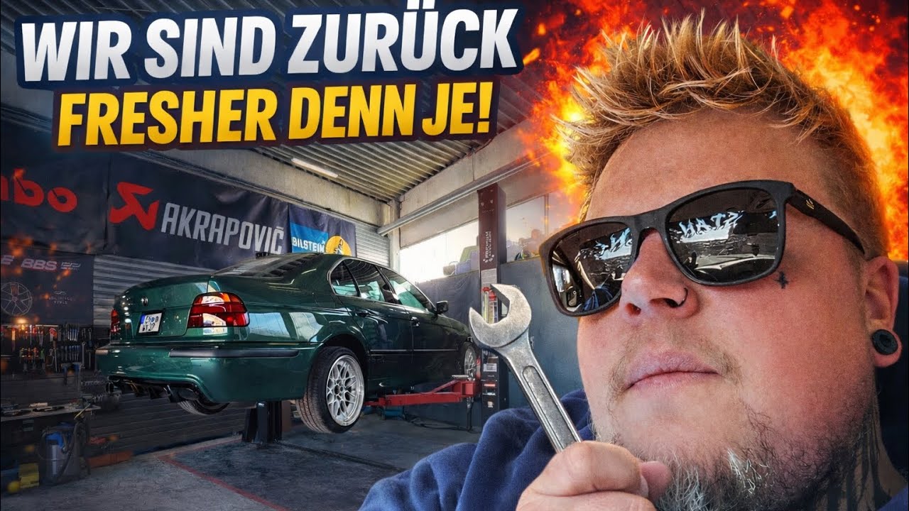 WIR SIND WIEDER DA! Neues von unserer Halle und bisschen BMW schrauben. 