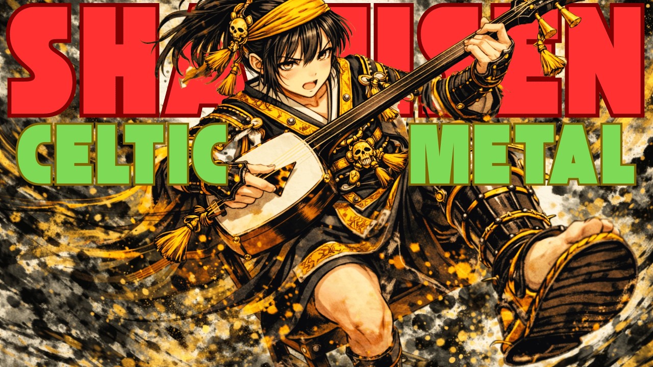 SHAMISEN CELTIC METAL ⚔️ Samurai Raid Meets Irish Riot | Pure Battle Energy
