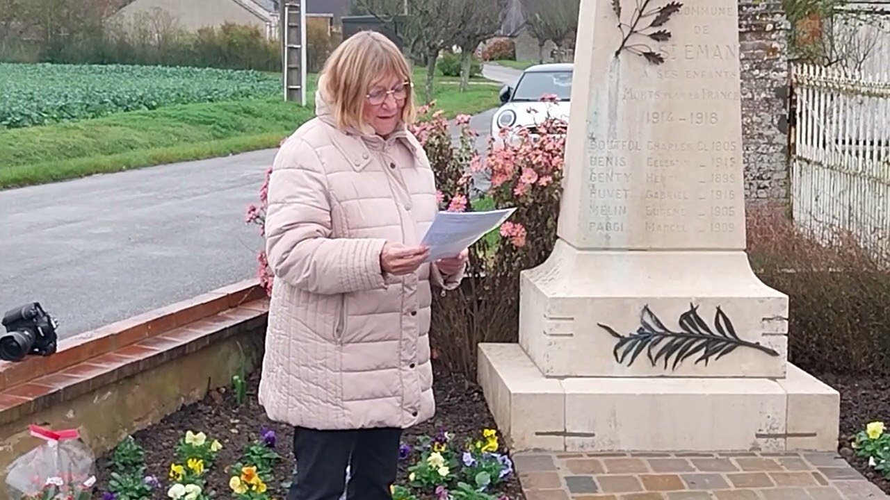 Centenaire de l'inauguration du Monument aux morts de Saint Éman