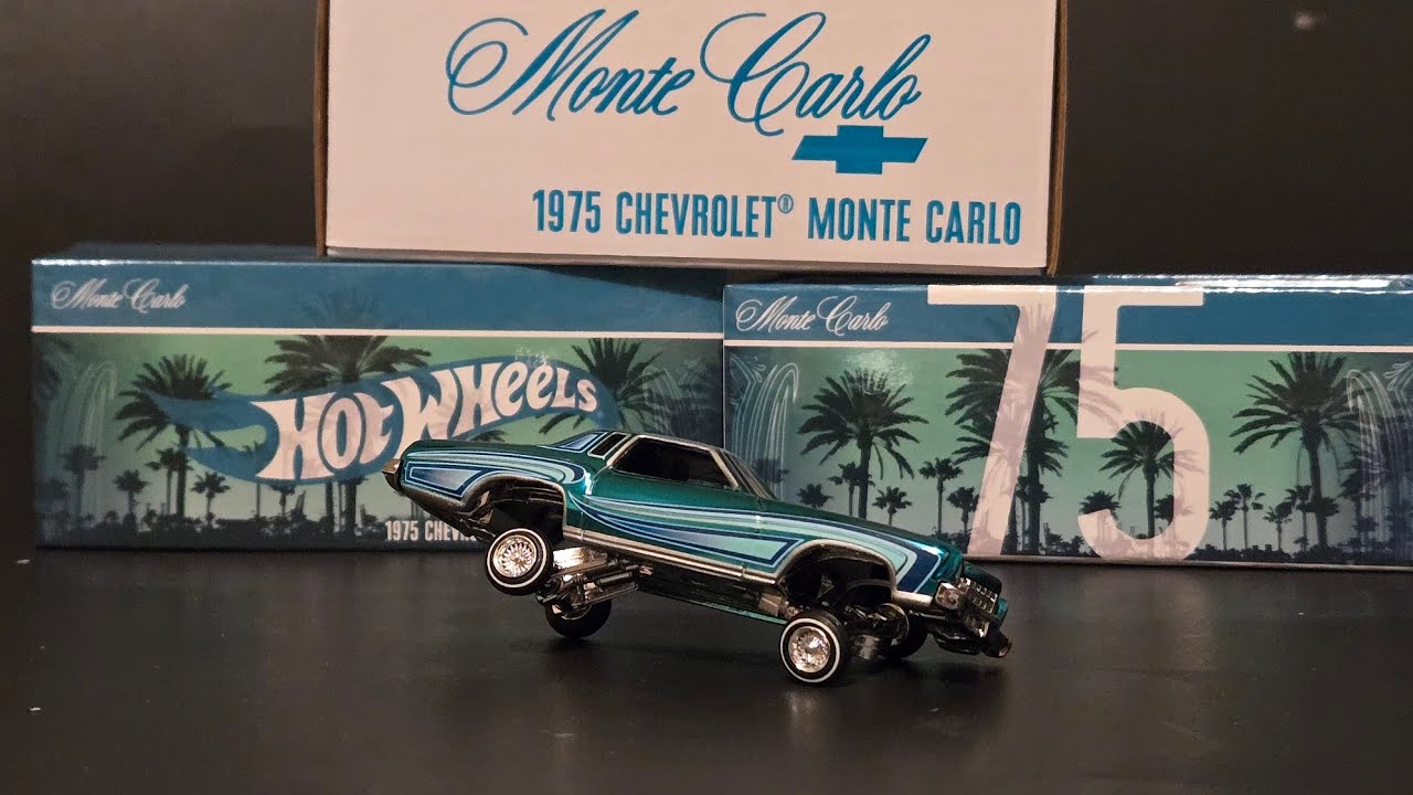 Открытие Hot Wheels RLC 2024, 1975 Chevrolet Monte Carlo Low Rider