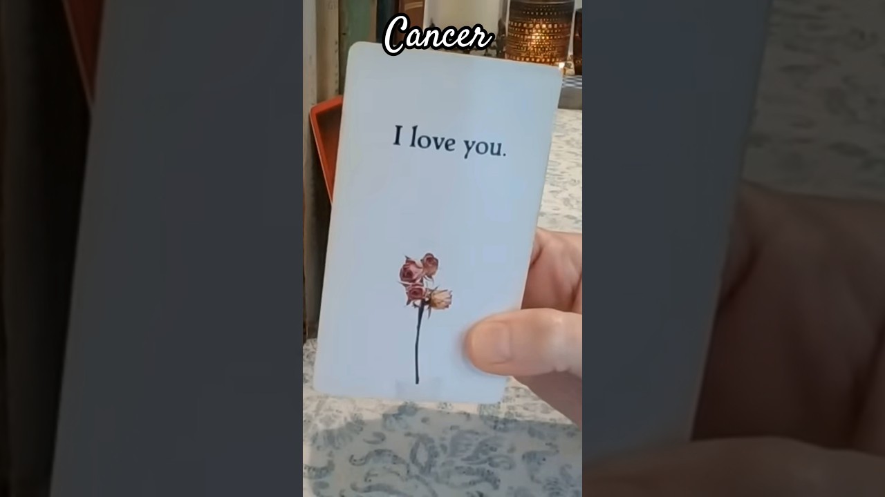 Cancer &hearts;️  Blinded By Love #Cancer #tarot