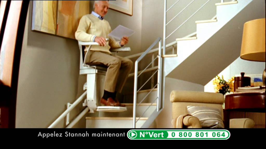 Monte-escaliers Stannah - Pub TV Homme 20 secondes