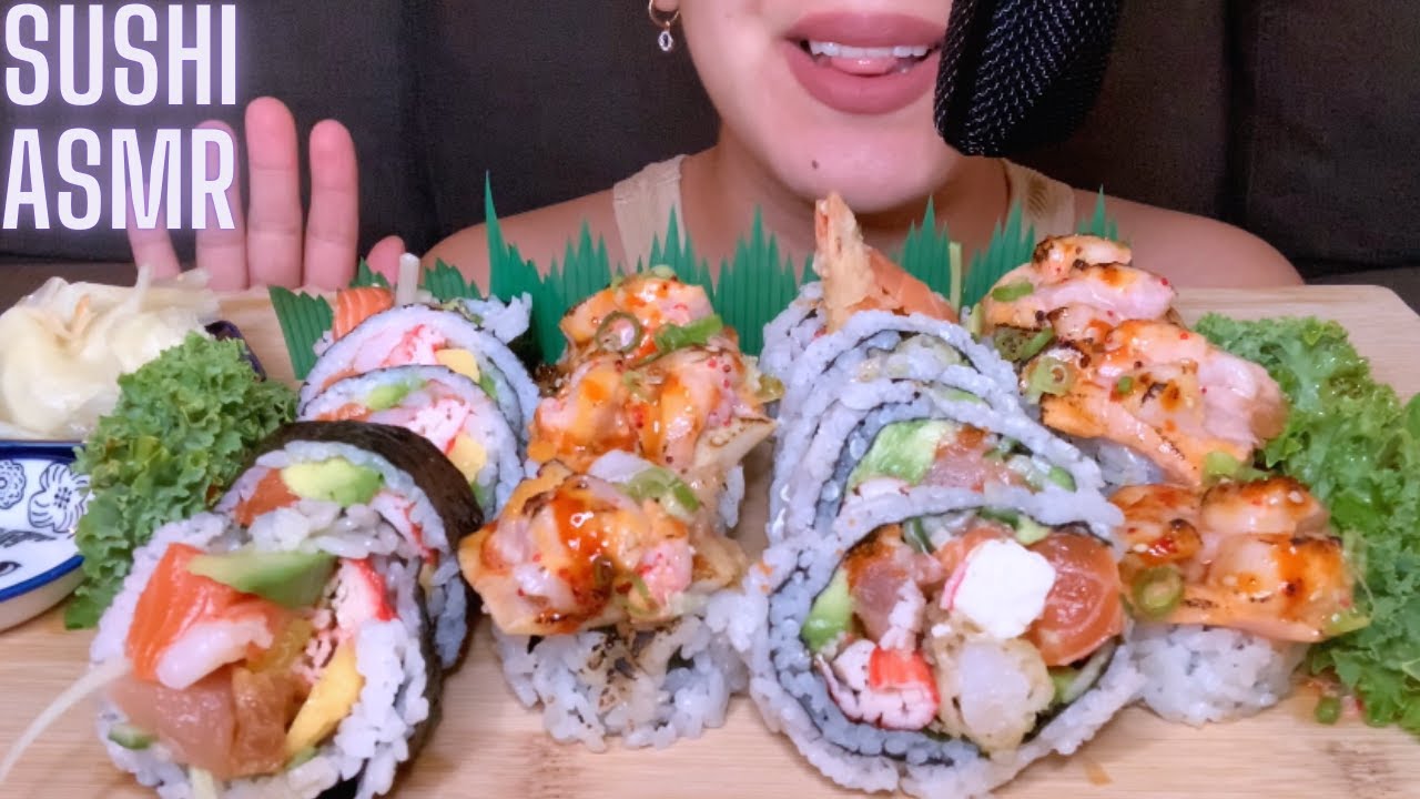 ASMR | Sushi 🍣 | Eating sounds | Mukbang 먹방