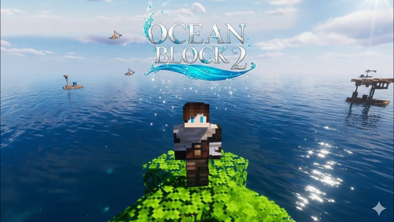 ➡️Я НА ДЕРЕВЕ? КАК? Ocean Block 2 ⬅️ Выпуск №1