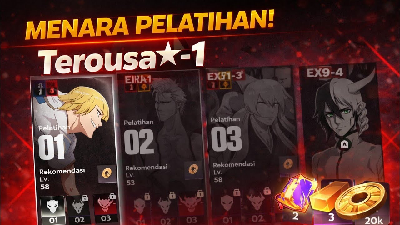 MENARA PELATIHAN TEROU SA-1! Build & Tips Clear | Bleach Soul Resonance