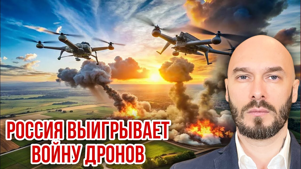 РОССИЯ ВЫИГРЫВАЕТ ВОЙНУ ДРОНОВ. 