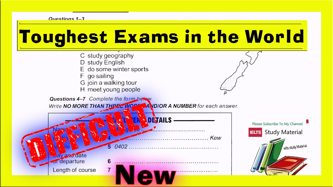 ielts listening practice test 2016 with answers Difficult Exam
