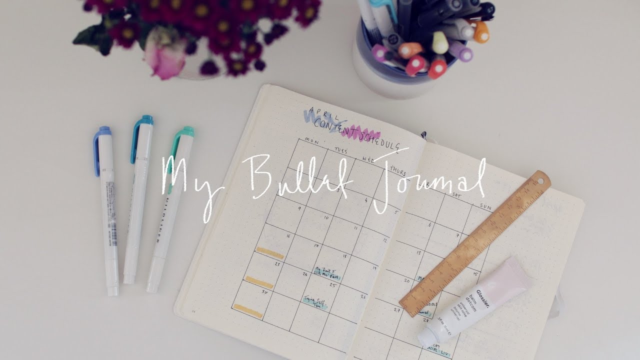 Моя немного запоздавшая организация ежедневника Bullet Journal в 2018 году | Люси Мун