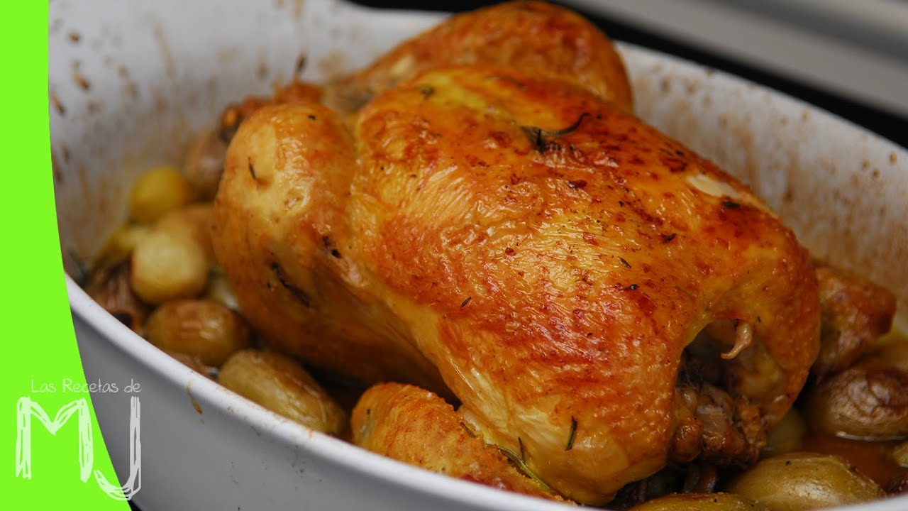 Pollo al horno con tomillo y romero: la receta más fácil
