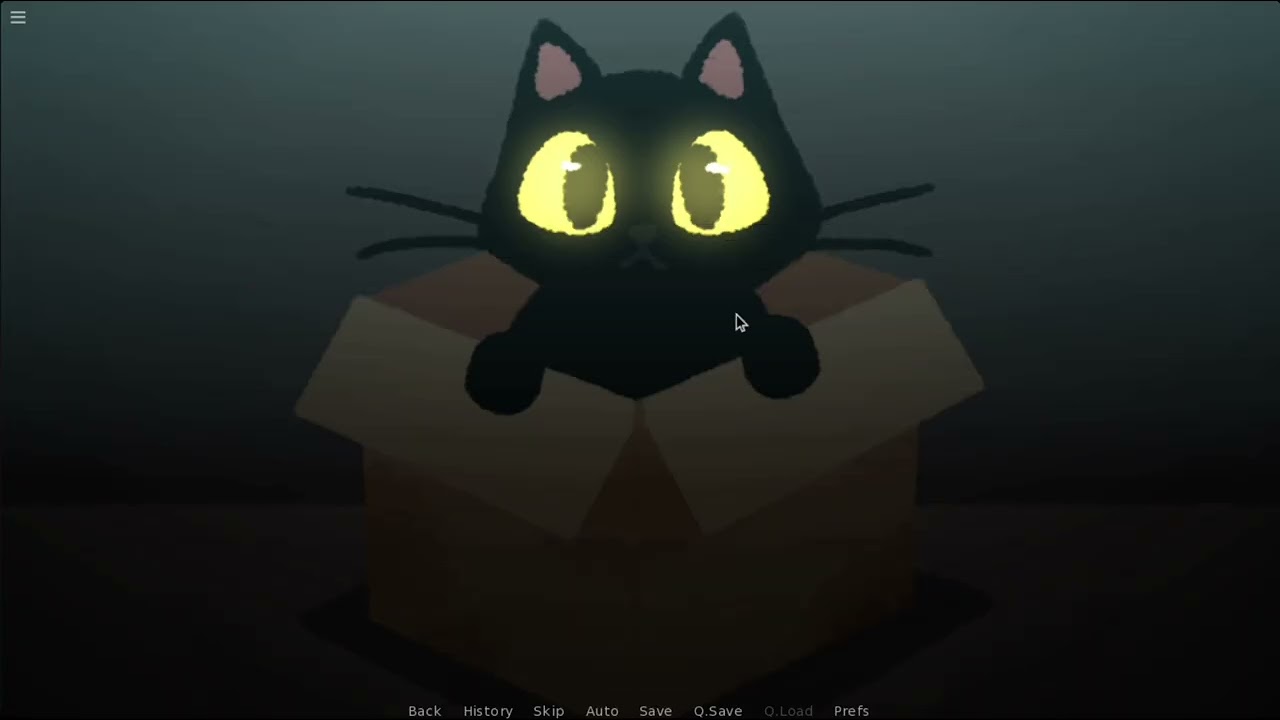Playing scary cat game (do NOT take this cat home)