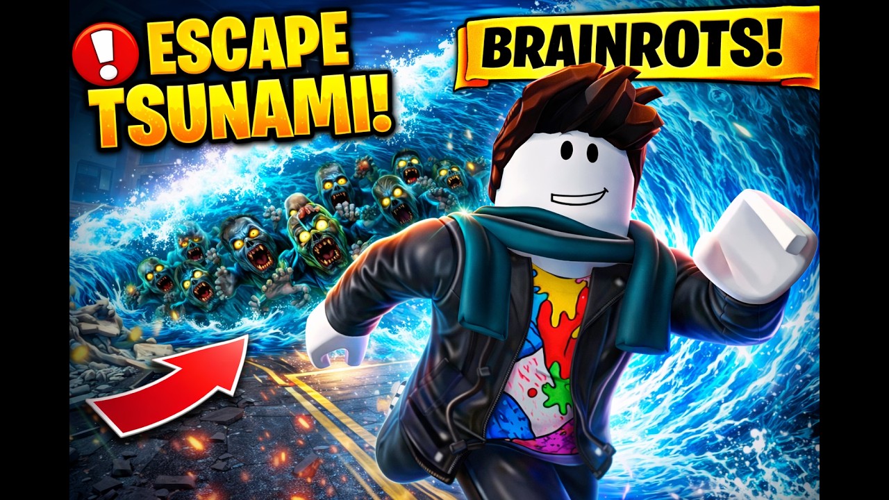 Jugando Escape Tsunami For Brainrots!