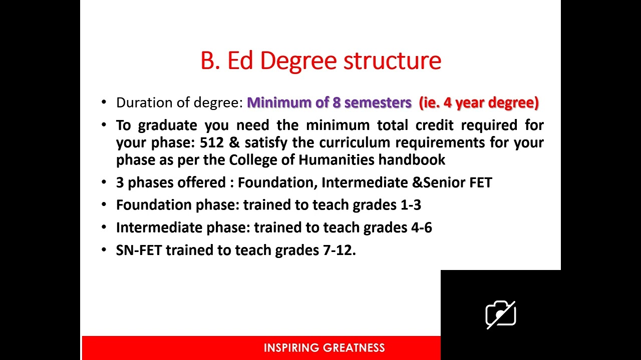 BED ORIENTATION  SOE 2026