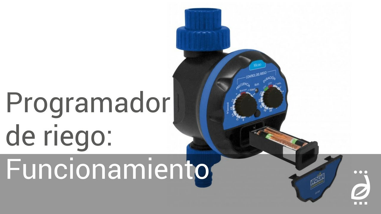 Programador de riego de 1 estaci&oacute;n.
