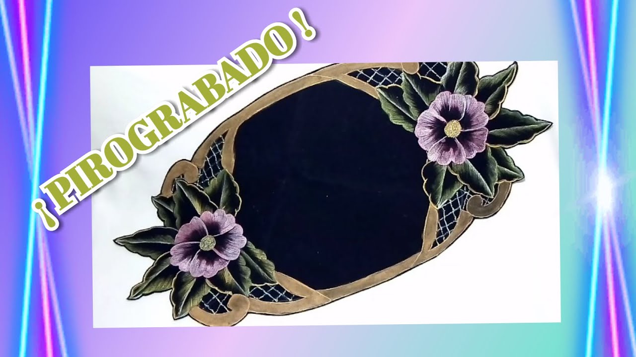 PIROGRABADO EN TELA GAMUSA  ¡Muy fácil de realizar! | Manualidades con Elizabeth