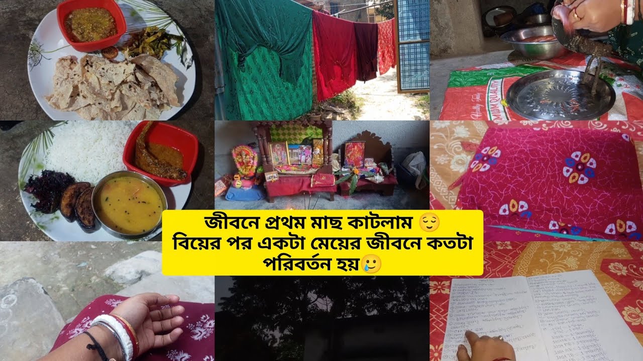 সংসার জীবনে সমস্ত কাজে পারদর্শী হয়ে ওঠার গল্প ❤️ RRB preparation 🎯 #dailyvlog  #housewifelife#vlog
