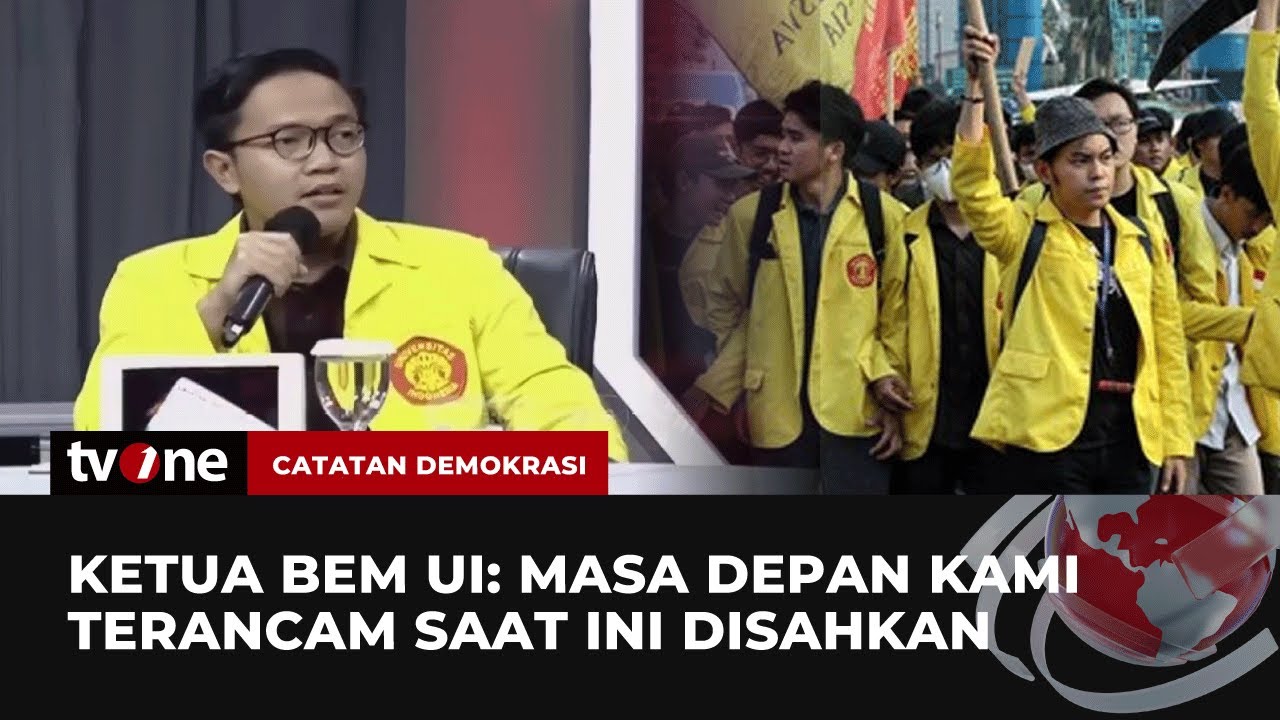 Demo Terancam Pidana? Ketua BEM UI Sentil Pasal Kontroversi RKUHP | Catatan Demokrasi tvOne