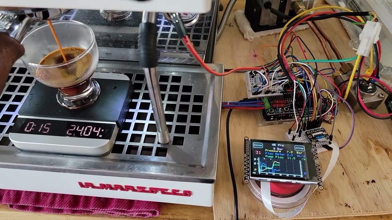 WE Coffee Linea Mini AV Profiling Gear Pump Mod - WE PROfile Extraction